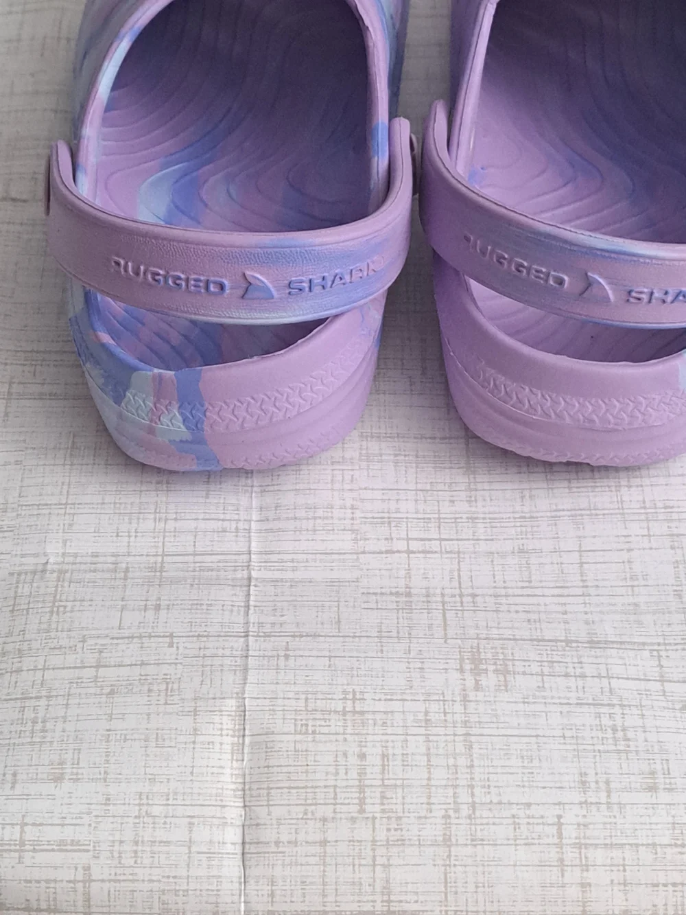 Rugged Shark Kids Purple Water Clog - Comfortable, Washable Water Shoes